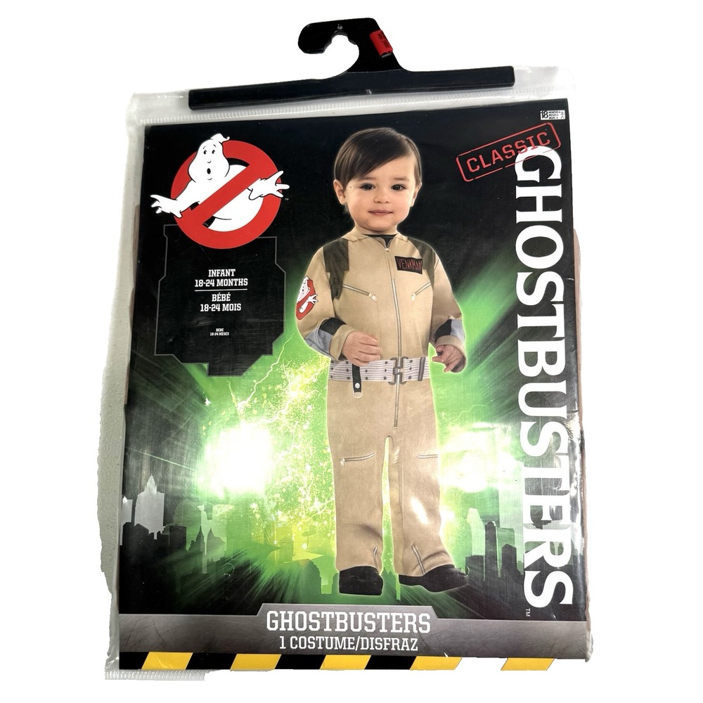 Ghostbusters, Halloween Costume Jumpsuit‎ for Baby Infant 18-24 Months Unisex